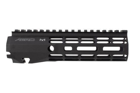 Aero Precision Atlas R-ONE m-lok handguard features a black hardcoat anodized finish